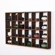 
Yonghuan solid wood bo ancient shelf lattice rack teapot display rack tea cup rack tea set storage rack multi-bow grid re-burning special shape 4839 grid