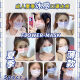 【7371人好评】冰感成人口罩夏季薄款可爱腮红渐变色女生卡通印花 冰感【蓝小熊】成人 100只【独立包装】