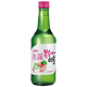Jinro Korean imported Jinro soju peach 360ml sake women's low-alcohol grapefruit flavor bamboo charcoal fruit wine liqueur