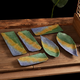 Yonghuan Japanese barbecue plate barbecue dish plate hot pot restaurant special dish buffet melamine imitation porcelain tableware 32105 inch bamboo strip CM1049