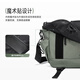 
LEE large capacity crossbody bag men's 2025 new multi-functional trendy outdoor shoulder bag commuting casual sports backpack black/military green