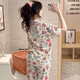 [Hot three-piece set] Pajamas for women ins style cartoon pajamas dormitory can wear home clothes suit autumn set WZL1479 [High quality three-piece set] L [Suggested 100-120 Jin [Jin equals 0.5 kg]]