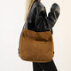Dadong Sanyi Rucksack Frühlings- und Sommer neuer Rucksack Schulbag weibliche Studententasche Cord-One-Shoulder Crossbody Tasche Brown