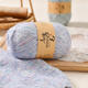 Fancy Mohair Langhaare Mohair Seidenwolle farbenfrohe Mohair DIY Handgestrickte Pulloverjacke Faden 902 Aluminium grau
