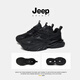 JEEP SPIRIT Jeep Men's Shoes Fashionable Dad Shoes Men's Comfortable Sports Shoes Men's Casual Shoes Men's 0310 Graphite Black 41