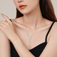 Chao Acer Platinum Butterfly PT950 Platinum Necklace Women's Necklace Birthday Gift for Women Priced at RMB 880 including labor costs 7.75g