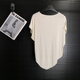 Yimuqi Lazy Style Bat Sleeve Wiled Ice Wire Pull de femmes Femme Été Été Irréguleux Loose Couleur Abricot Color 9221 One Sine