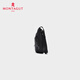 
Mengtejiao neutral fashion fabric new style crescent bag underarm bag versatile shoulder bag sports crossbody bag vitality dumpling bag black