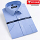 CEO Yageol Sommer Herren Kurzarm Shirt Business Formale Kleidung Casual Locker Arbeit kostenlos kariertes kariertes Hemd Männer DX6628 43 (empfohlenes Gewicht 170-180jin [Jin ist gleich 0,5 kg])