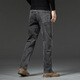 Lee Kids2025 Frühlings- und Herbst-Neue Mode Herren All-Match Hosen lässig mittelheigerteile Baumwoll Elastic Lose Jeans Männer Marine Blau 7027H-1 29