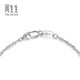 Chow Sang Sang (CHOW SANG SANG) platinum bracelet Pt950 platinum bracelet for women 54933B 17 cm