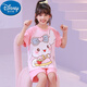 Disney children's pajamas pure cotton short-sleeved summer thin beaver loppy cartoon little girl home suit 6627# dinosaur 170 size 10 height (110-120cm)
