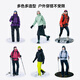 Tuolu Zhuque Pro a prueba de viento y la chaqueta deportiva al aire libre impermeable para mujeres en primavera y otoño a prueba de viento y altura para parejas traje de montañismo Berry Red S