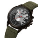 Shinuoke Men's Quartz Watch Sports Retro Creative Niche Dial Trendy Belt Alloy Student Watch 6172 Retro Green