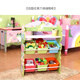 Pupan-Teamson, Fenduoqi Baby Bücherregal Bilderbuchhandel Kinderspielzeug Aufbewahrungsschrank Möbel Kindergarten Pink Dschungel Abenteuer 3-Fuß-Aufbewahrungsstuhl TD-12799a