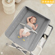 
ABCMOKOO Diaper Table Baby Care Table Massage and Touch Multi-function Foldable Storage Newborn Baby Diaper Table MoS Ke Plat Green [Se-SE Basic Style] No-Position