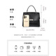 CITICITY包包女包高端奢侈品单肩斜挎包2025新款时尚潮流大容量手提包 黑色(精美礼盒)