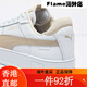 PUMA (PUMA) [Chaussures à semelles épaisses] Chaussures blanches en amélioration de hauteur pour femmes chaussures de dalle rétro Carina Street 3893 White - Blanc - White - Gold - 01 36
