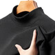 Pierre cardin double-sided German velvet long-sleeved T-shirt for men 2025 autumn and winter inner warm top half turtleneck base shirt sweater 9901 foglan M 16590-120Jin [Jin equals 0.5 kg]