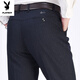 
Playboy (PLAYBOY) Spring and Autumn and Winter Thick Middle-aged Casual Pants Men's Pants Middle-aged and Elderly High-waist Loose Straight-Piece Father's Trousers Adding Fleece 16851 Thickened 28 (2.16 feet waist circumference) 80-89Jin[Jin equals 0.5 kg]