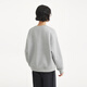 Hot Air Jacke für Frauen 2025 Herbst Neues Frauen -Retro -Muster lässig und vielseitig amerikanischer Retro Sweatshirt 09 Gray S