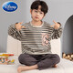 Disney boys pajamas pure cotton cartoon spring and autumn medium and large children long sleeves 2025 new children's home clothes little boy autumn style F12596 long sleeve boy average size 12 size recommended height 110-120, weight