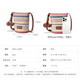 Sábado Bolsa para mujeres 2025 Nuevo Bolso de cubo de arco irbow Bolso Dopamine Bolso de teléfono móvil Fashion One-Hohor Crossbody Straw Bague