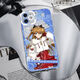 
Winter Solstice eva New Century Evangelion Asuka mobile phone case adapted to Xiaomi OPPO Real Me Apple Huawei Soft Angel Eye Transparent Shell K15904 nova Honor Series--Model Send Remarks to Customer Service