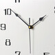 Corner nordique double face mural salon créativité simple moderne moderne horloge double face maison à la mode et à l'horloge atmosphérique 9195 Blanc pur et noir Mouvement silencieux domestique à la main de plus de 20 pouces
