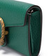 Gucci (GUCCI) Spring Festival gift red leather chain coin purse women's fashion green