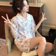 Yalu Summer Nuevo helado dulce Pajamas para mujeres Summer's Cool Cool Cool Cool Silk Silk Shorts Shorts Fin Home Cloting 5155 M 2 Tamaño [L Recomendado 80-105Jin [Jin equivale a 0.5 kg]]]