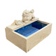 Garten Outdoor Fischteich Landschaft Rockerie Brunnen Terrasse Garten Schildkrötenpond Pixiu Fengshui Tank Fließende Ornamente 6630 Fließende Wasserlandschaft Kombination