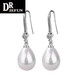 DRJEFUN earrings for middle-aged mothers, temperament pearl earrings, 2025 new trendy hook, long, atmospheric earrings, golden water drops