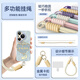 
XP is suitable for Huawei Pura80pro mobile phone case lens full-inclusive p80pro + soft heat dissipation silicone national trend men and women high-end sense anti-fall belt lanyard - antique white country style landscape