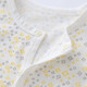 YEEHOO baby clothes newborn jumpsuit baby infant home crawling suit jumpsuit light yellow 80CM