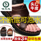 Woodpecker [Real Cowhide] Top layer cowhide thick-soled massage sandals men's genuine leather summer men's sandals casual beach shoes Brown 9928 (Top layer cowhide + massage bottom) 38