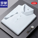 
ROMON brand summer new ice silk traceless short-sleeved POLO shirt for men business casual solid color quick-drying thin T-shirt for men light luxury high-end - HT/YH12358 obsidian black short-sleeved M [Suggested 90-115Jin [Jin equals 0.5 kg]]