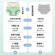 Maternal and infant grade natural bamboo fiber high waist women's underwear female Tik Tok same style large size body shaping briefs cool feeling high waist maternal and infant grade bamboo fiber pink + purple + blue + green 2XL recommended 135-165 Jin Jin equals 0.5 kg