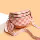 Light OUs neue modische japanische und koreanische Schachbrettplaid-Crossbody-Tasche für Unterricht und Arbeit, die vielseitige One-Shoulder-Crossbody-Tasche für Frauen fsg Brown pendeln