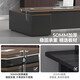 ZHONGWEI boss desk simple modern president desk office executive desk manager desk 1.8 meters including side cabinets