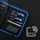 Enbaole Lotte Travel Storage RFID Anti-theft Waterproof Document Storage Travel Passport Package Business Travel Abroad Travel Black 11.4*16.5*2