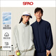 
SPAO Korean same casual jacket men and women same style outdoor fitness sports breathable stand collar jacket SPFS25SF01LD light gray# solid color M
