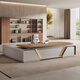 Hongheng boss desk office desk and chair combination simple and modern president desk leadership office furniture supervisor manager executive desk material sample