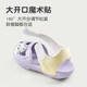 
Cool Chapter (KUZHANG) Happy Mary Children's Sandals Summer Hole Shoes Girls Baotou Velcro Anti-slip Boys Outdoor Beach Cute 9277 Purple 12.5 130 size inner length 13CM Recommended-13 foot length