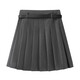 UHFR ENOS JIAYing Store officiel 2025 Summer Summer New Hippack Small A-Line Pleeded Jirt Fomen 3524 Feather Grey 3524 S