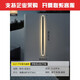 XMSJ极简壁灯户外防水别墅庭院洗墙灯led长条灯室外室内过道超亮壁灯 9227-防雨款9227-60cm-中性