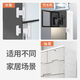 Refrigerator door fixed buckle door closer double buckle anti-opening buckle punch-free self-adhesive universal refrigerator accessories suitable for Midea Haier Rongsheng Siemens colmo universal refrigerator door closer 3 pieces