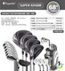 Luluo Golf Club Children's Golf Club Boys and Girls Youth Beginners Practice Professional Competition Club SJ10541'(108cm) 3 Pack