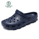 Marca de pájaros carpinteros Primavera y verano de alta gama 2025 Nuevas zapatillas de gran tamaño, sandalias de punta, cordones, zapatos de jardín de gran tamaño, DYH9859 White 47