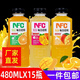 【3883人好评】网红果味饮料整箱批发10nfc果汁浓缩芒果汁橙汁健 NFC白桃味 15瓶整箱装